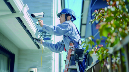 設置工事や訪問サポートのイメージ